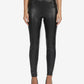 Calça feminina de couro sintético Laundry By Shelli Segal, preta, tamanho médio