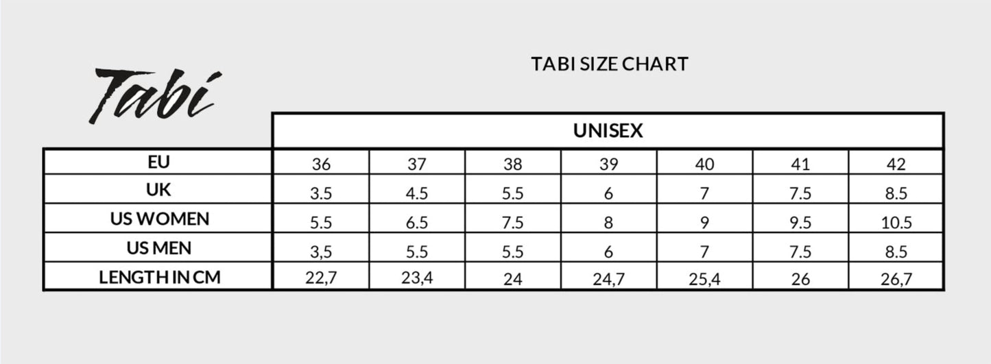 Tabi - Unisex Hightop Sneakers