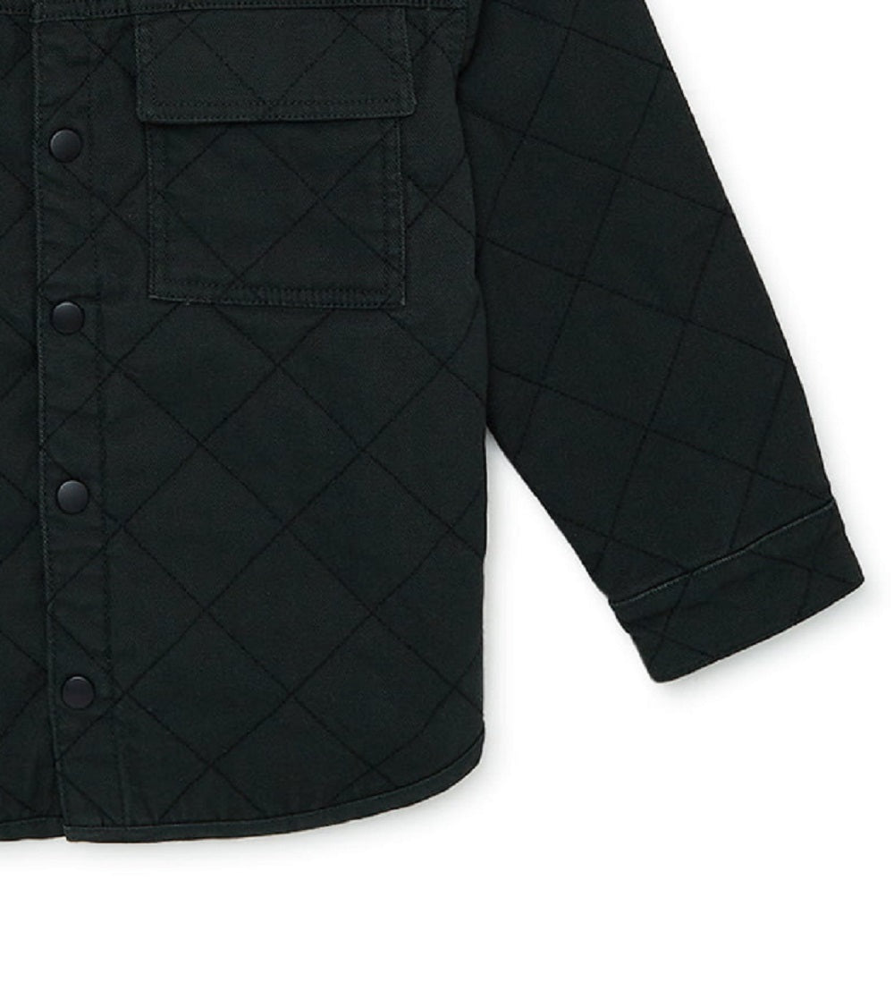 Camisa jeans acolchoada pesada Wonder Nation para meninos, verde, tamanho 4-18