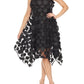Joseph Ribkoff - 3d Dot Mesh Trapeze Dress