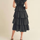 &Merci - Layla Layered Ruffle Trim Midi Dress