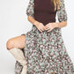 Entro - Floral Knitted Maxi Dress