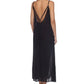 Vestido longo sem mangas Raviya feminino, maiô preto, tamanho pequeno