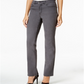 Calça jeans feminina Charter Club Lexington reta cinza tamanho 6