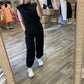 Entro - Oversized Terry Knit Jumpsuit