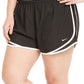 Shorts de corrida Nike 3 Dry Tempo feminino, preto, tamanho 1X