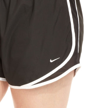 Shorts de corrida Nike 3 Dry Tempo feminino, preto, tamanho 1X