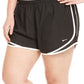 Shorts de corrida Nike Dri Fit Tempo feminino, preto, tamanho 2X