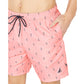 Calção de banho masculino Nautica com estampa de âncora e secagem rápida, tamanho GG, vermelho, 8 peças