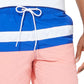 Calção de banho masculino Nautica Colorblocked 8, rosa, tamanho grande