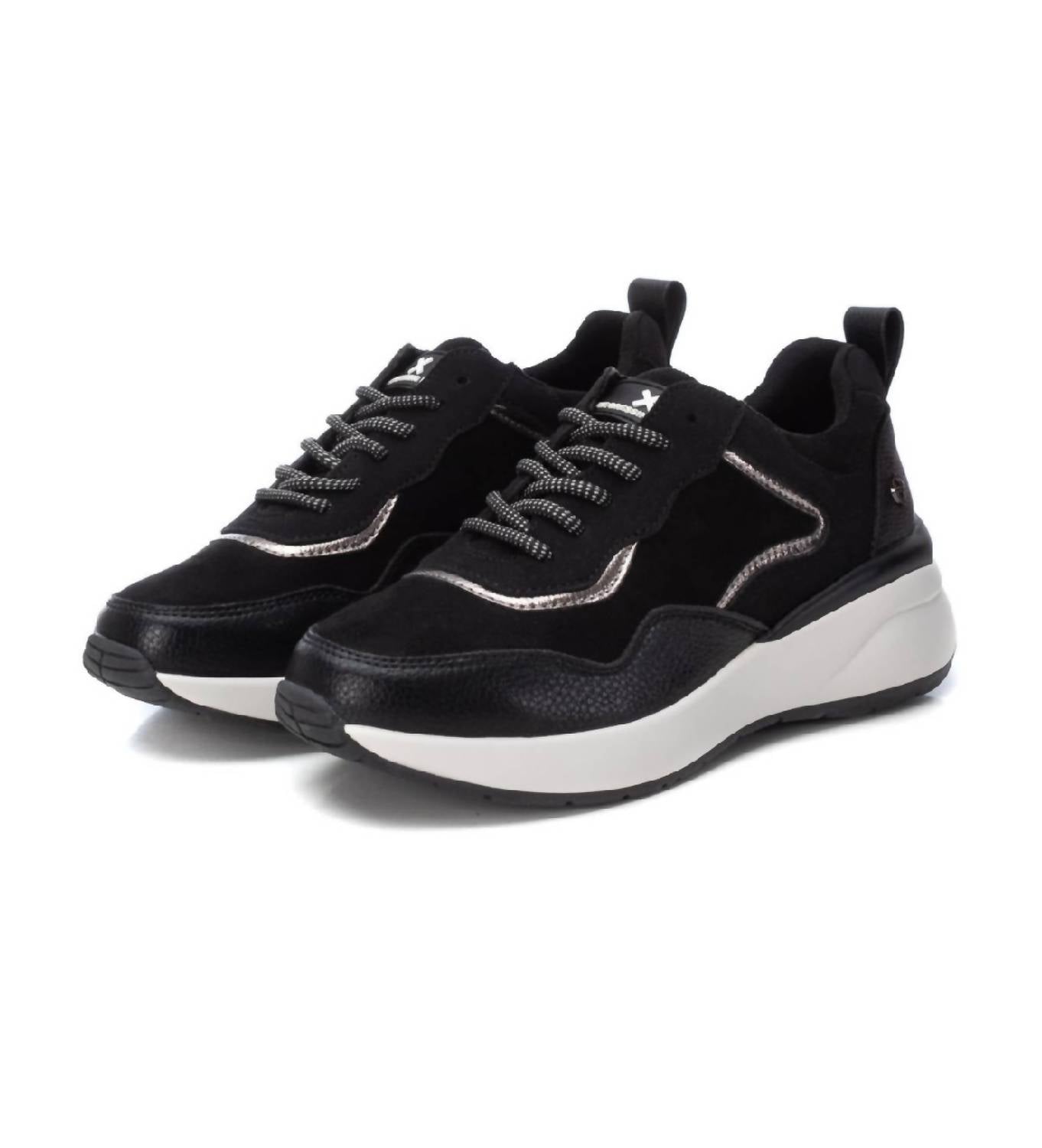 Xti - Women's Suede Metallic Sneakers