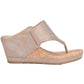 Donald Pliner Malone Wedge Chinelo Feminino Marrom Tamanho 10 M