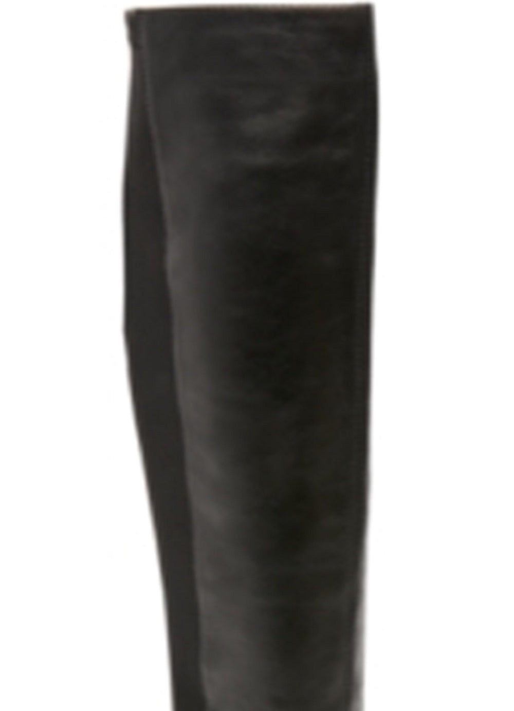 Botas femininas Steve Madden com salto bloco, pretas, tamanho 7 M
