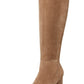 Botas femininas Steve Madden com salto bloco, marrom, tamanho 7 M