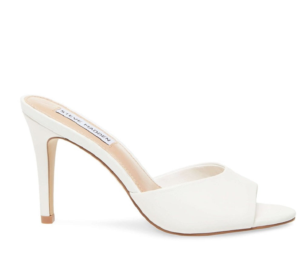Sandália Erin Feminina Steve Madden Branca Tamanho 8 M