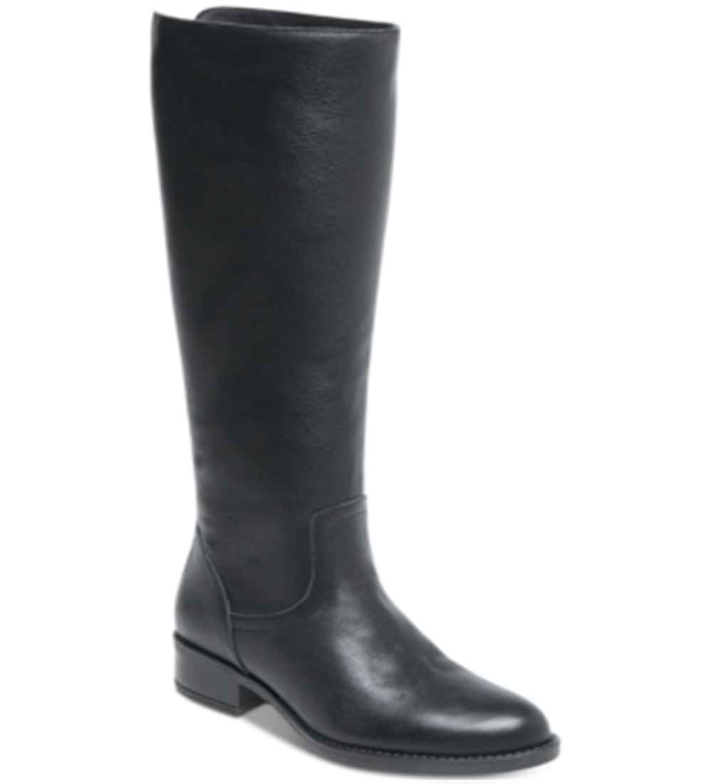 Botas de montaria femininas Steve Madden Jasper, pretas, tamanho 8,5