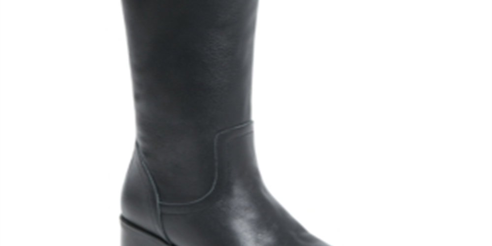 Botas de montaria femininas Steve Madden Jasper, pretas, tamanho 8,5