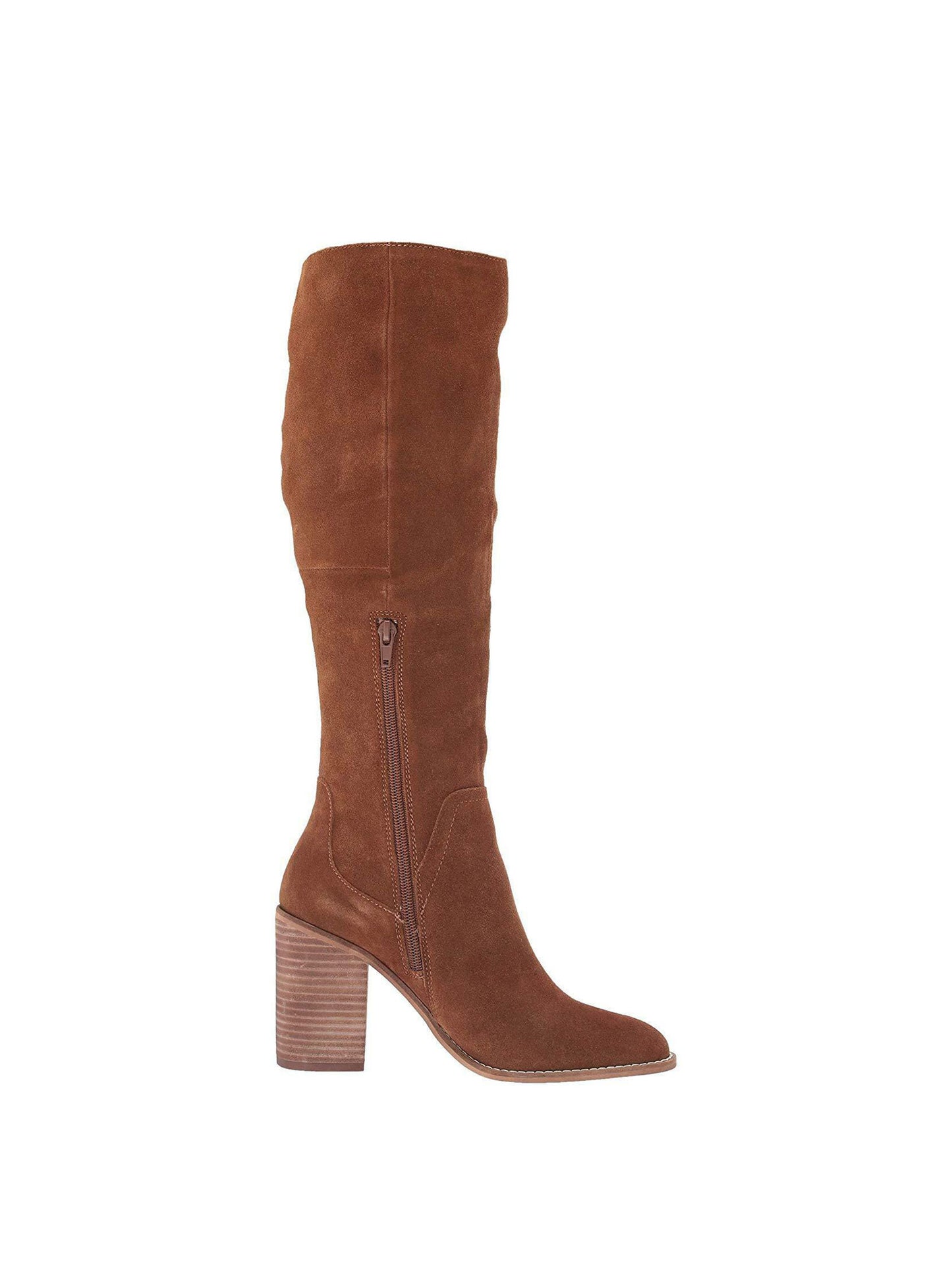 Steve Madden Roxana Bota de cano alto feminina marrom tamanho 7,5 M