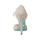 Betsey Johnson Iris Embellished Ankle Tie Pump em Champagne, Tamanho 9,5 Amarelo