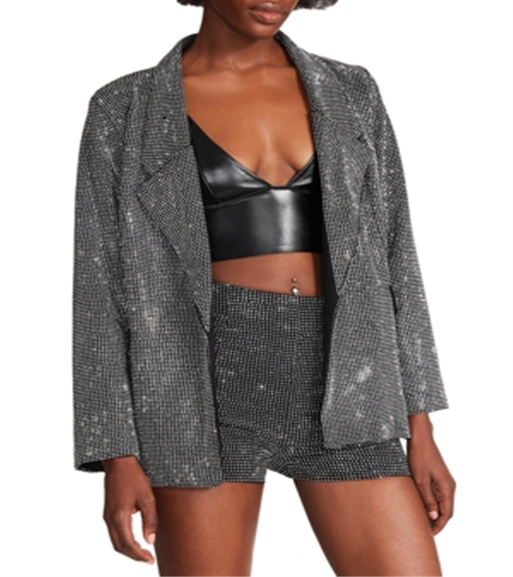 Blazer Aya Feminino Steve Madden Cinza Tamanho Médio