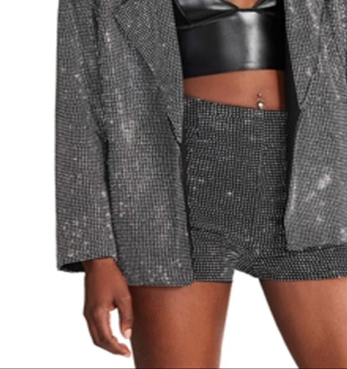 Blazer Aya Feminino Steve Madden Cinza Tamanho Médio