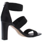 Steve Madden Salto Social Feminino Jelly Leather Tecido Preto Tamanho 9,5