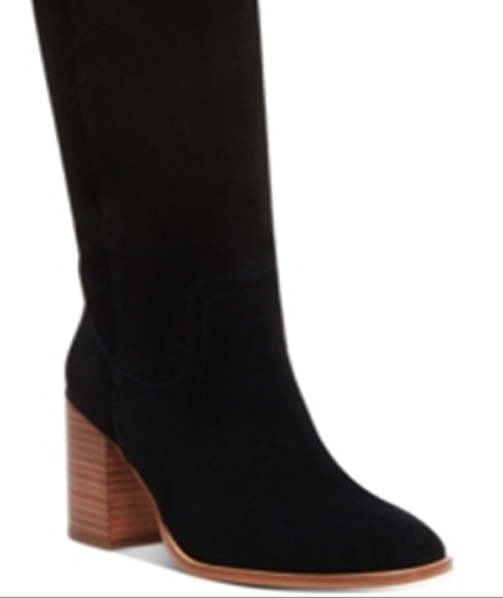 Botas de impacto femininas Steve Madden, pretas, tamanho 9 M