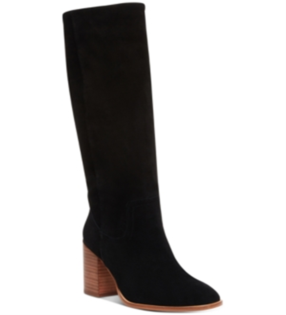 Botas de impacto femininas Steve Madden, pretas, tamanho 9 M