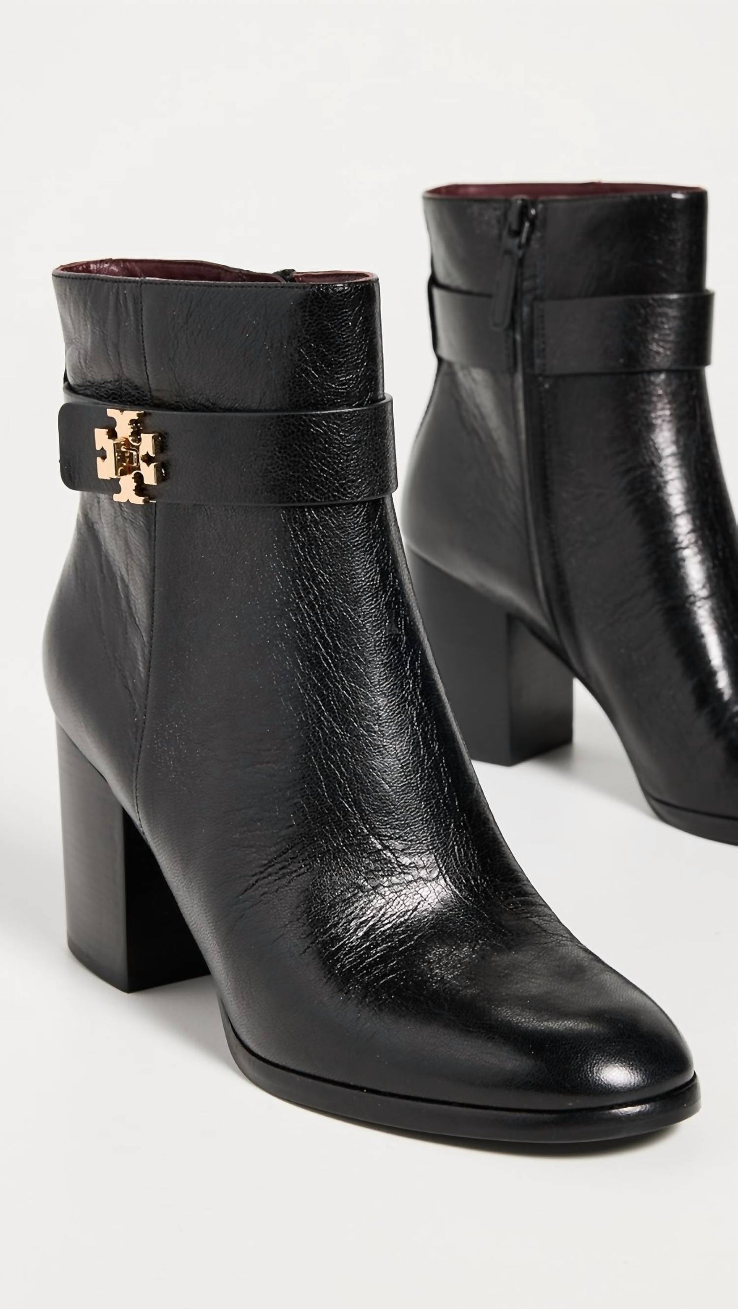 Tory Burch - Women's T Lock Heeled Ankle Boots