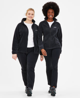 Jaqueta Columbia Benton Springs Fleece Feminina Preta Tamanho Grande
