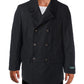 Casaco Ralph Lauren Masculino de Lã Mescla Trespassado, Preto, Tamanho 44