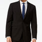 Calvin Klein Men's Infinite Stretch Solid Slim Fit Suit Jacket Black Size 44