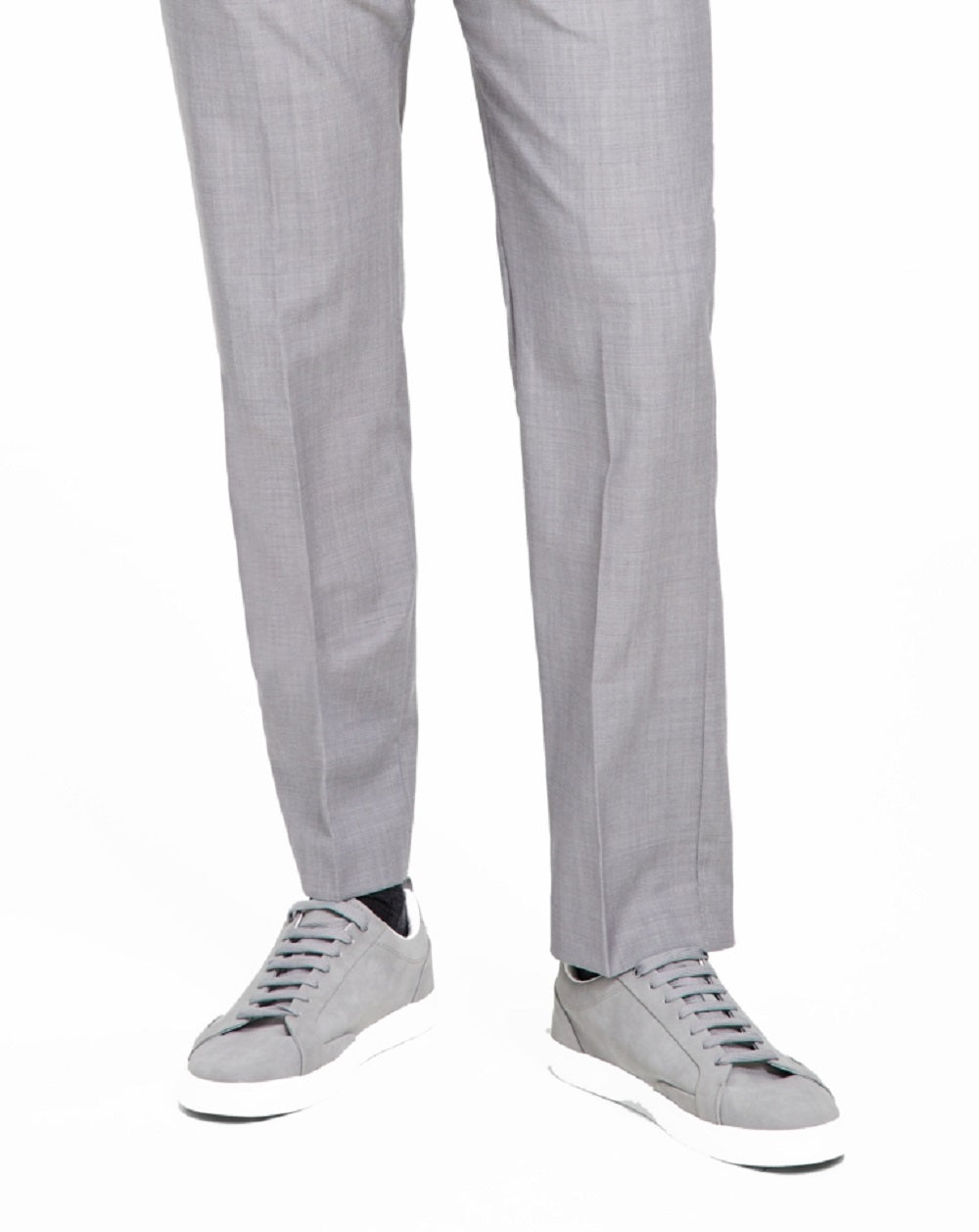 Calça Calvin Klein Masculina Infinite Stretch Solid Slim Fit Cinza Tamanho 32X30