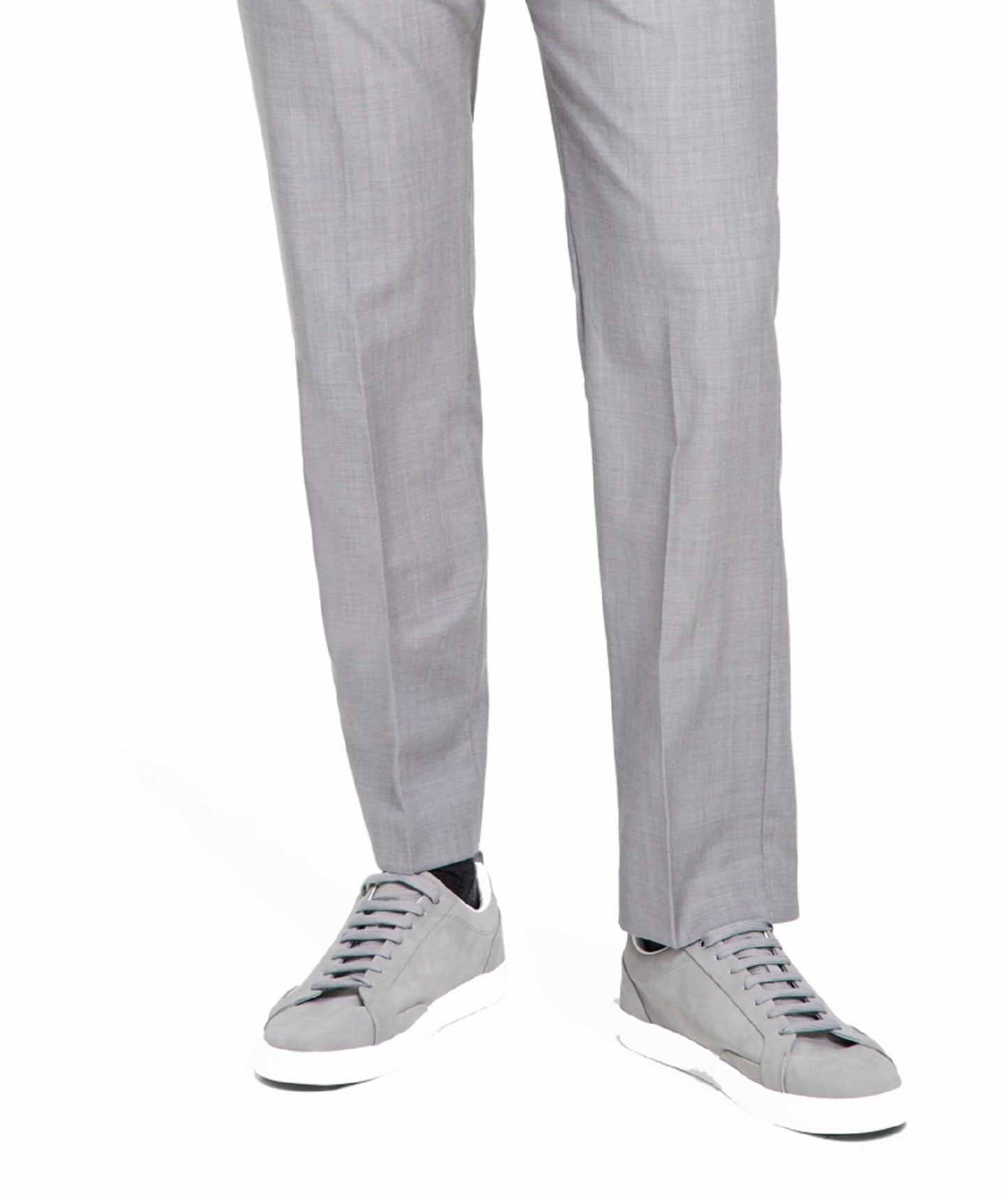 Calça Calvin Klein Masculina Infinite Stretch Solid Slim Fit Cinza Tamanho 34X32