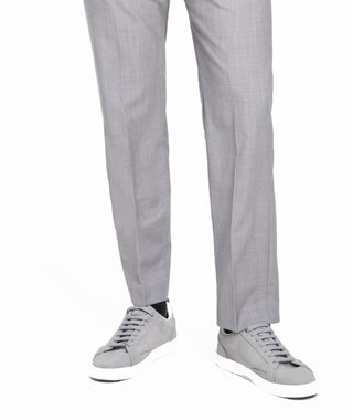 Calça Calvin Klein Masculina Infinite Stretch Solid Slim Fit Cinza Tamanho 34X32
