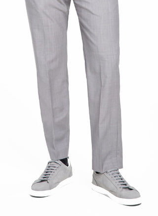 Calça Calvin Klein Masculina Infinite Stretch Solid Slim Fit Cinza Tamanho 36x30