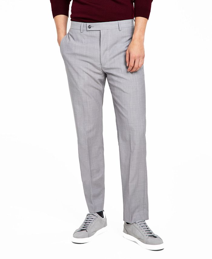 Calça Calvin Klein Masculina Infinite Stretch Solid Slim Fit Cinza Tamanho 38X30