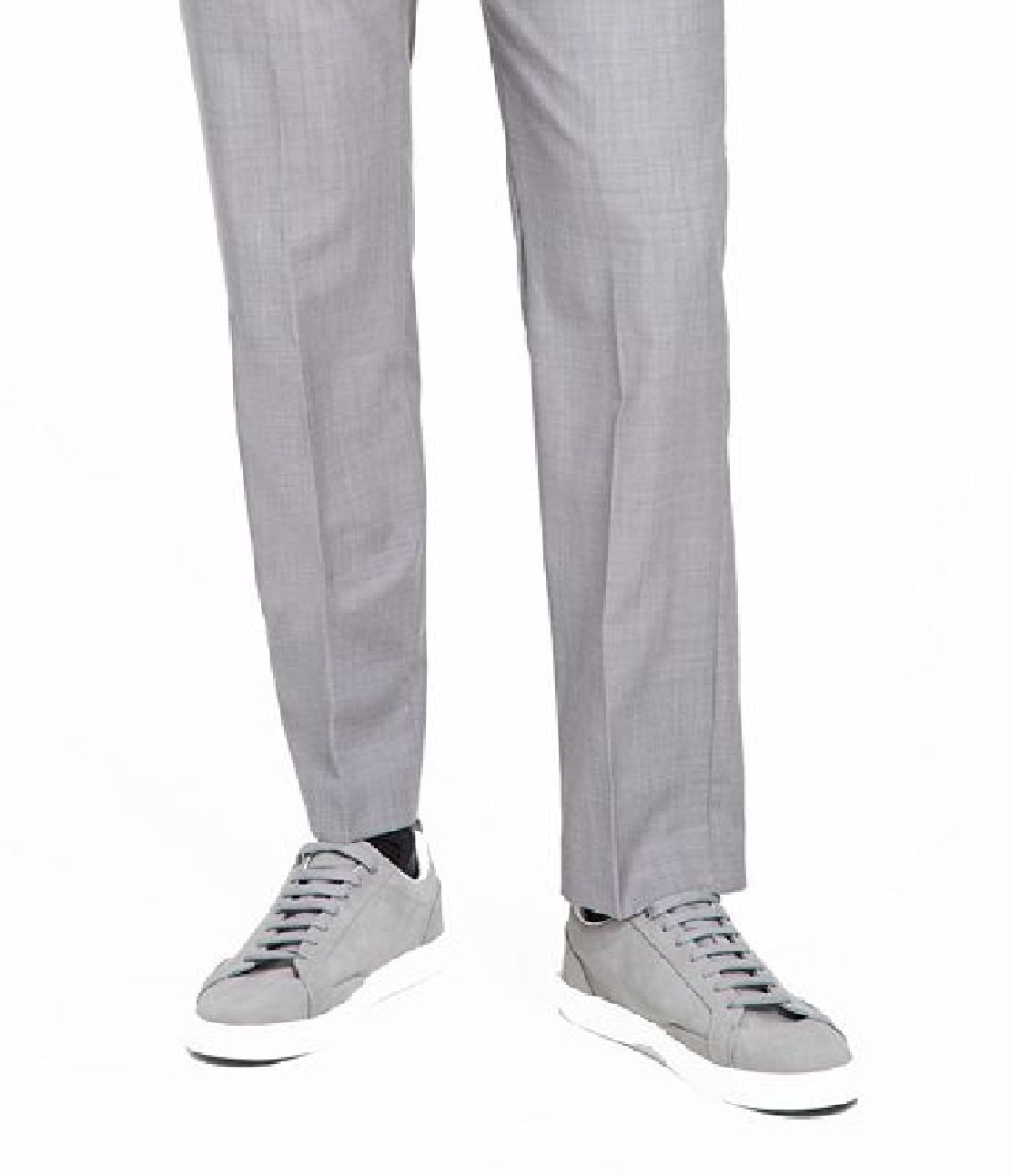 Calça Calvin Klein Masculina Infinite Stretch Solid Slim Fit Cinza Tamanho 38X32
