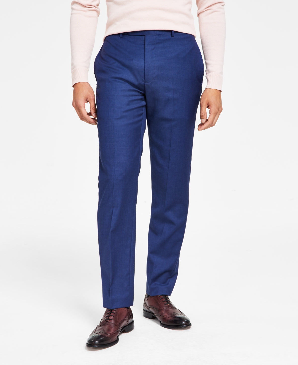 Calça Calvin Klein Masculina Infinite Stretch Solid Slim Fit Azul Tamanho 32X32