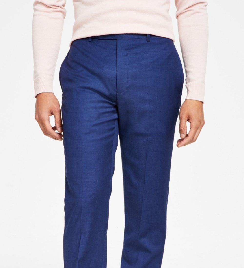 Calça Calvin Klein Masculina Infinite Stretch Solid Slim Fit Azul Tamanho 38X32