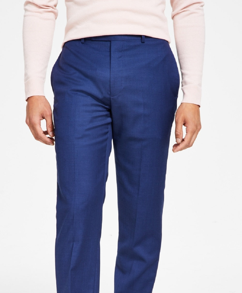 Calça Calvin Klein Masculina Infinite Stretch Solid Slim Fit Azul Tamanho 42X30