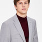 Calvin Klein Infinite Stretch Solid Slim Fit Terno Masculino Cinza Tamanho 38