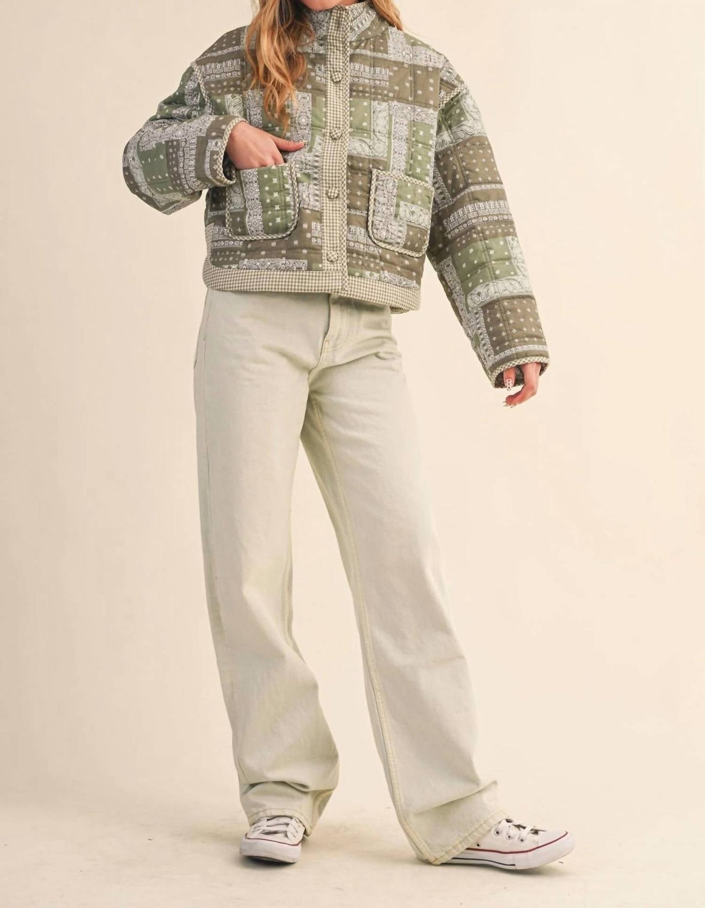 &Merci - Bandana Patchwork Quilted Jacket