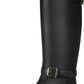 Botas de chuva femininas Aerosoles Martha Stewart Fairfield pretas tamanho 8 M