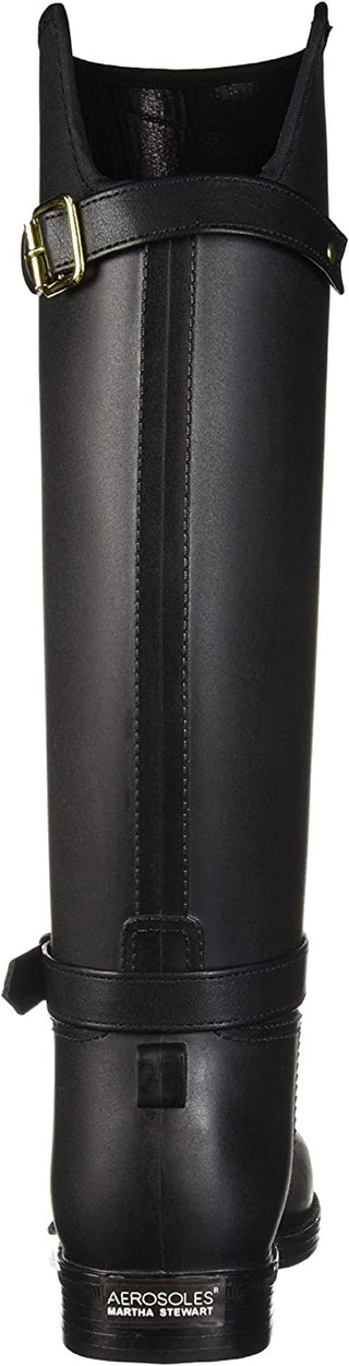 Aerosoles Women's Martha Stewart Fairfield Rain Boots Black Size 8 M