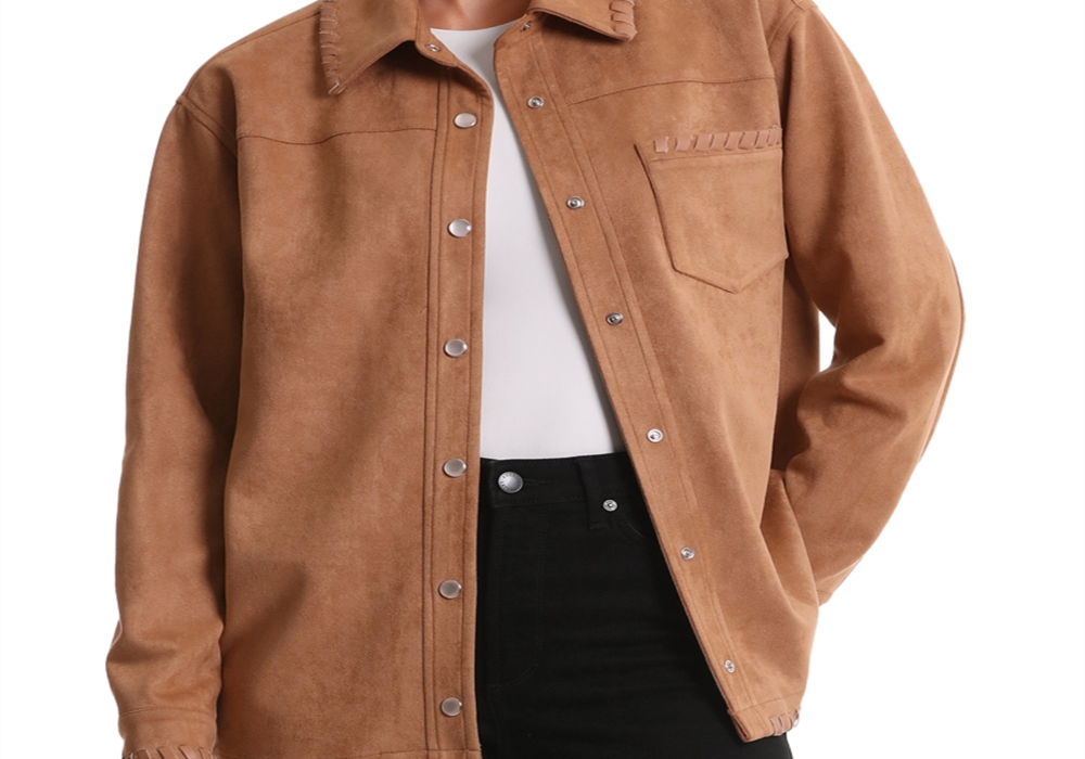 Bagatelle Camurça Artificial Shacket Camelo