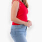 Entro - Liz Pearl Trim Knit Tank