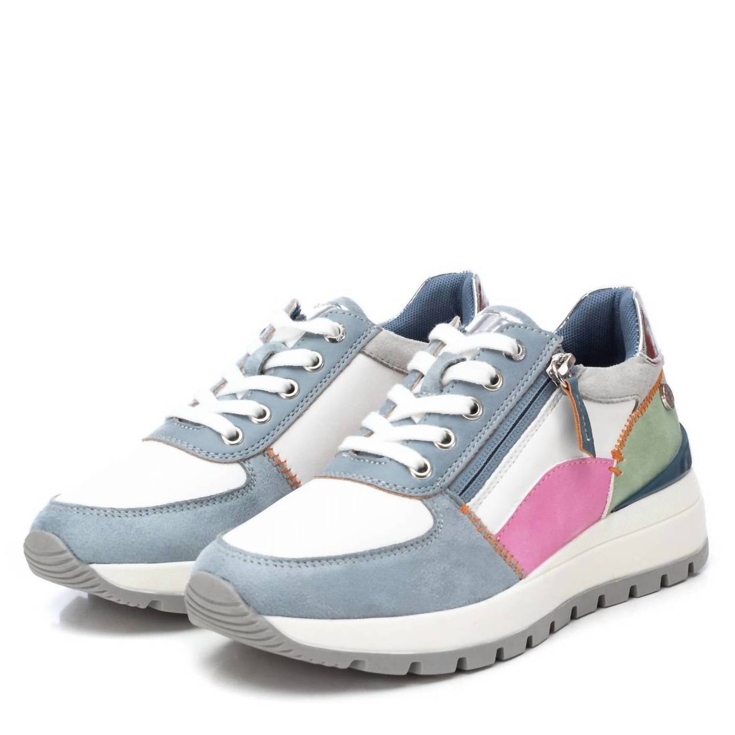 Xti - Women's Casual Sneakers With Side Zipper