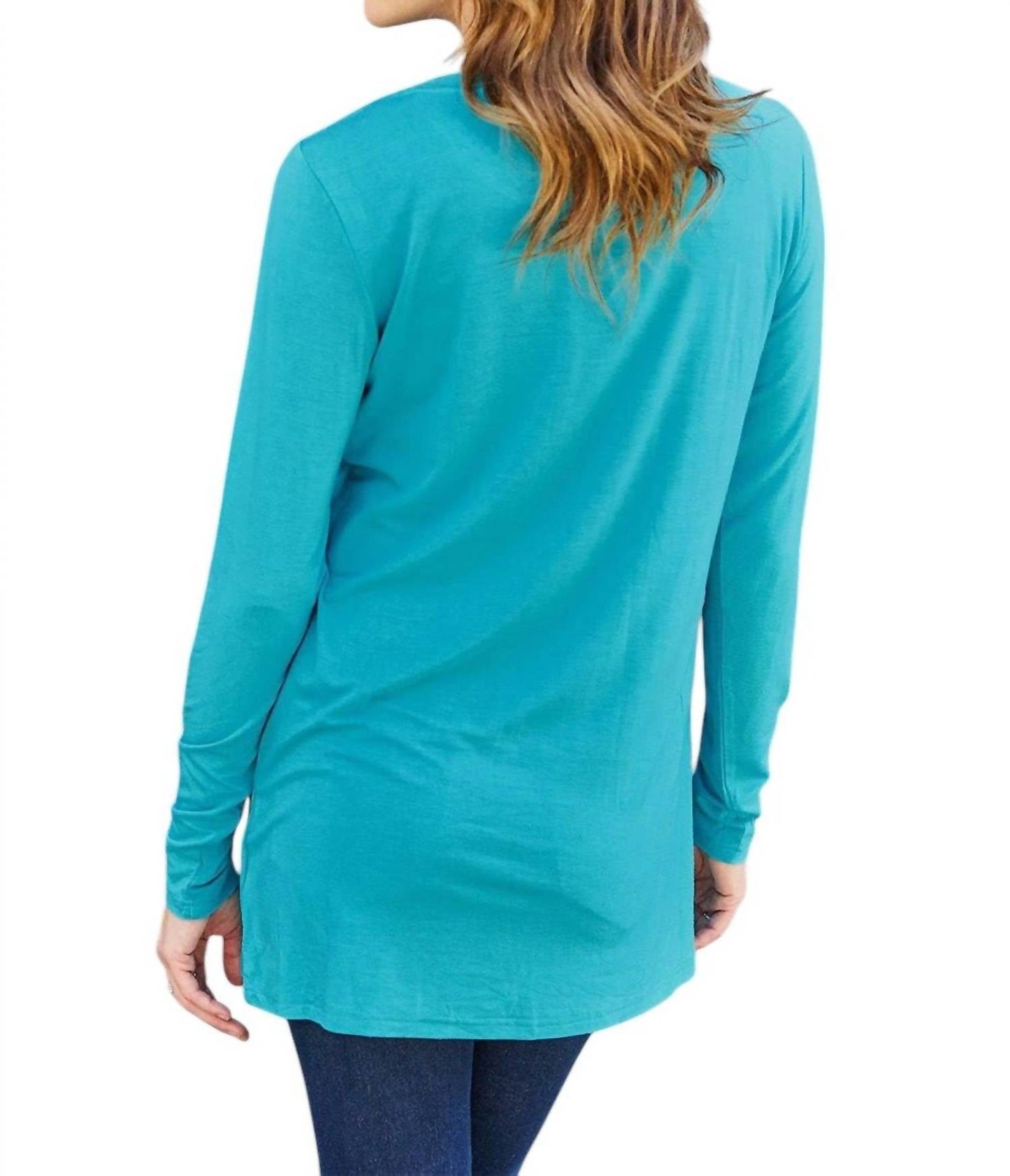 Basic Bae - Luxe Long Sleeve Top With Pockets