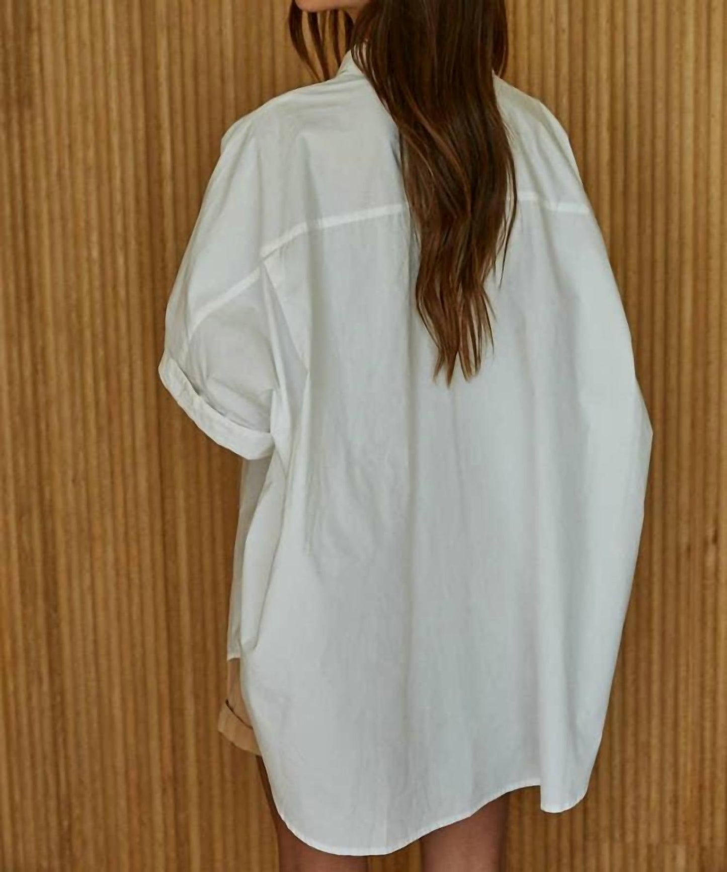By Together - Oversized Cuff Hem Shirt